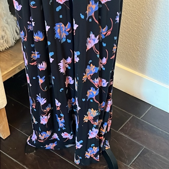 Anthropologie Moulinette Soeurs Navy Floral Jumpsuit Size XL - Picture 5 of 8
